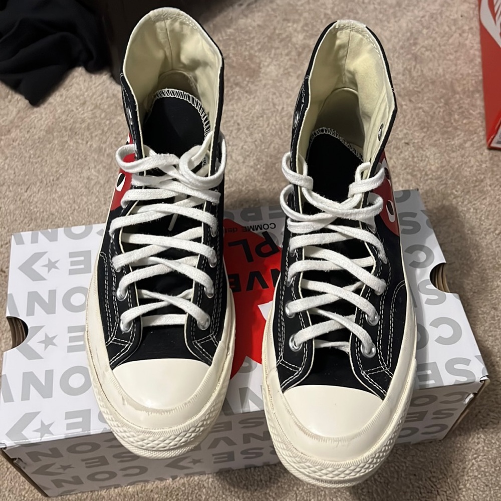 Converse x Comme Des Garçons PLAY chuck size 8 men’s 10 women’s